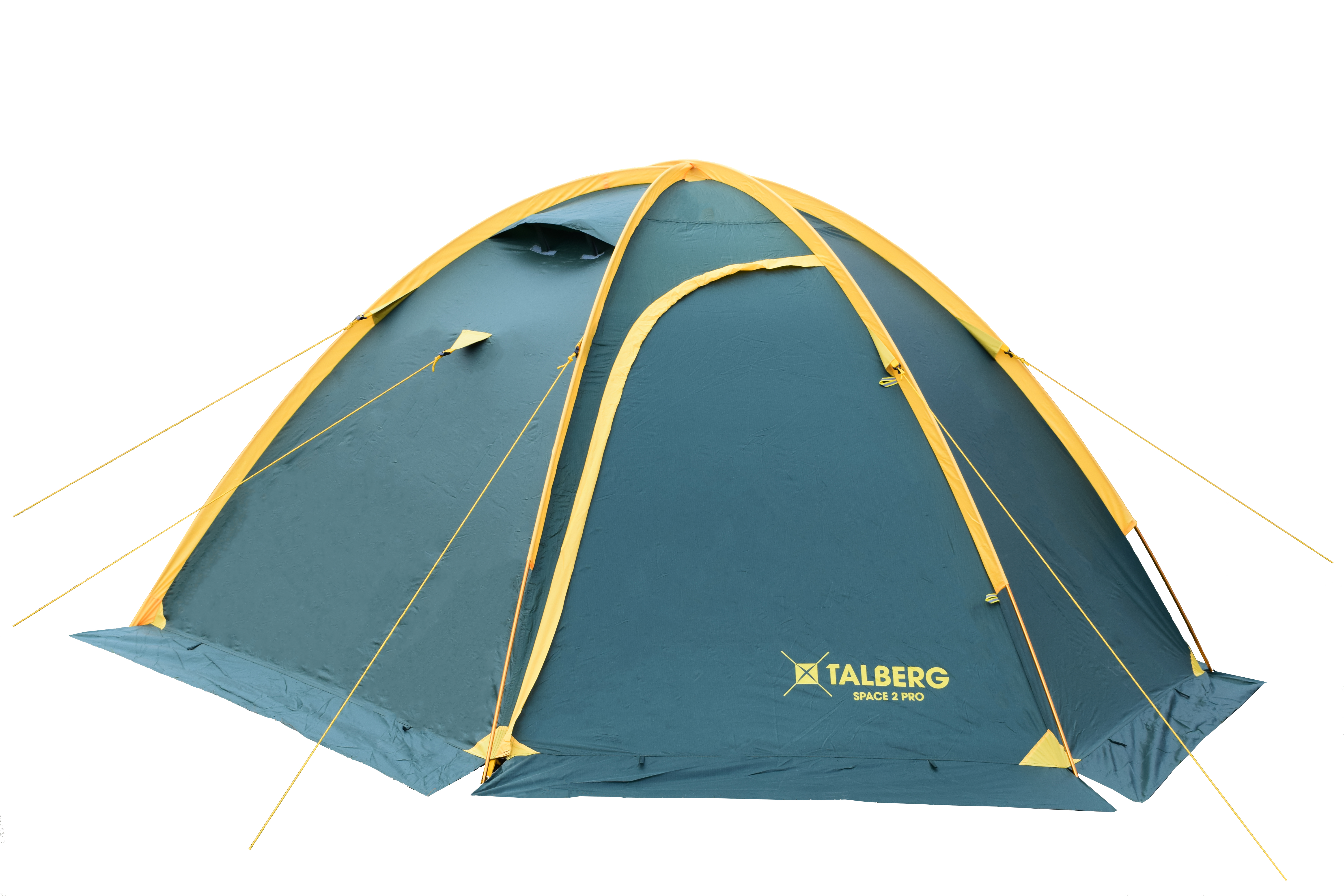 фото Space pro 2 палатка talberg зелёный/жёлтый (-)
