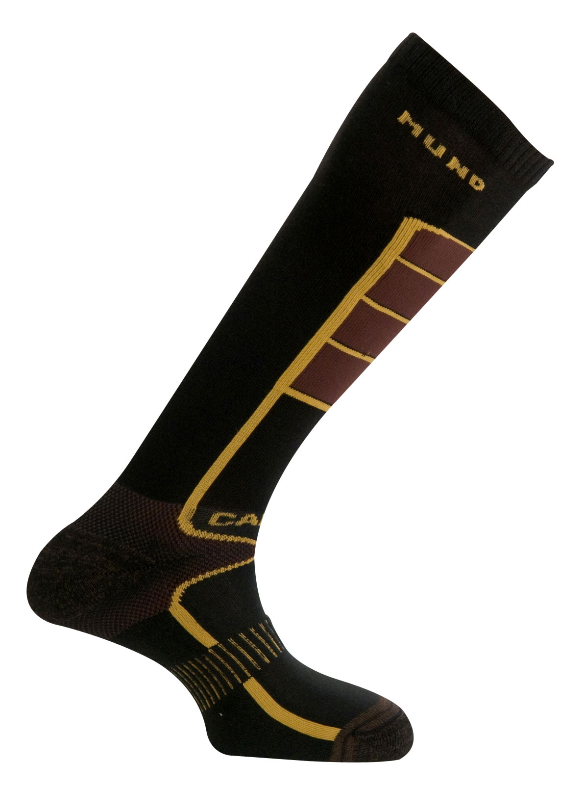 фото 317 carving носки, 12/6- чёрный/коричн (xl 46-49) mund