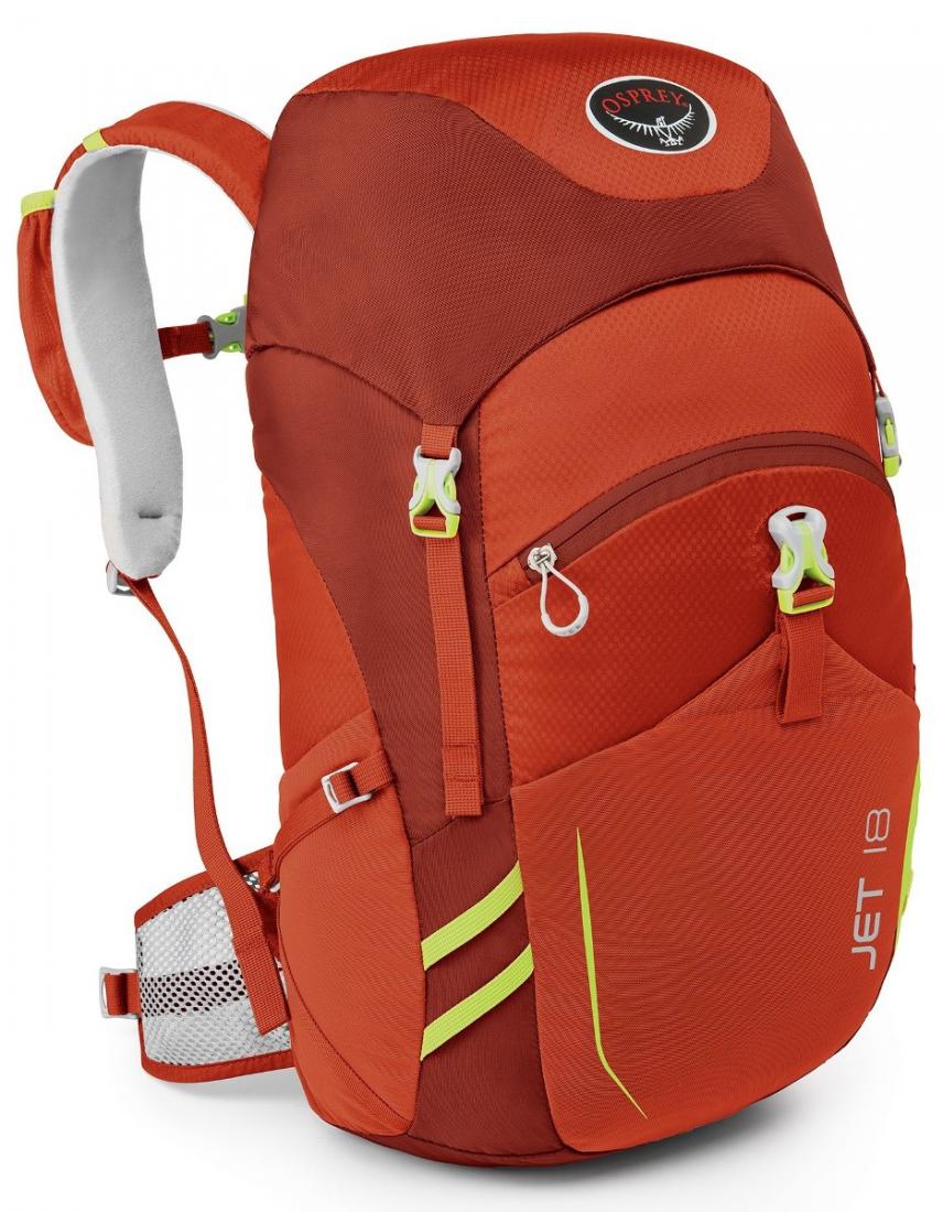 Рюкзак Jet 18 Рюкзак Jet 18Спортивные<br>Хотите вдохновить ребенка на занятия различными видами outdoor активности? Jet 18 станет вашим верным помощником. Имея рюкзак с теми же функциональными особенностями, что и взрослый аналог, маленький исследователь незамедлительно отправится навстречу п...<br><br>Цвет: Темно-красный<br>Размер: 18 л