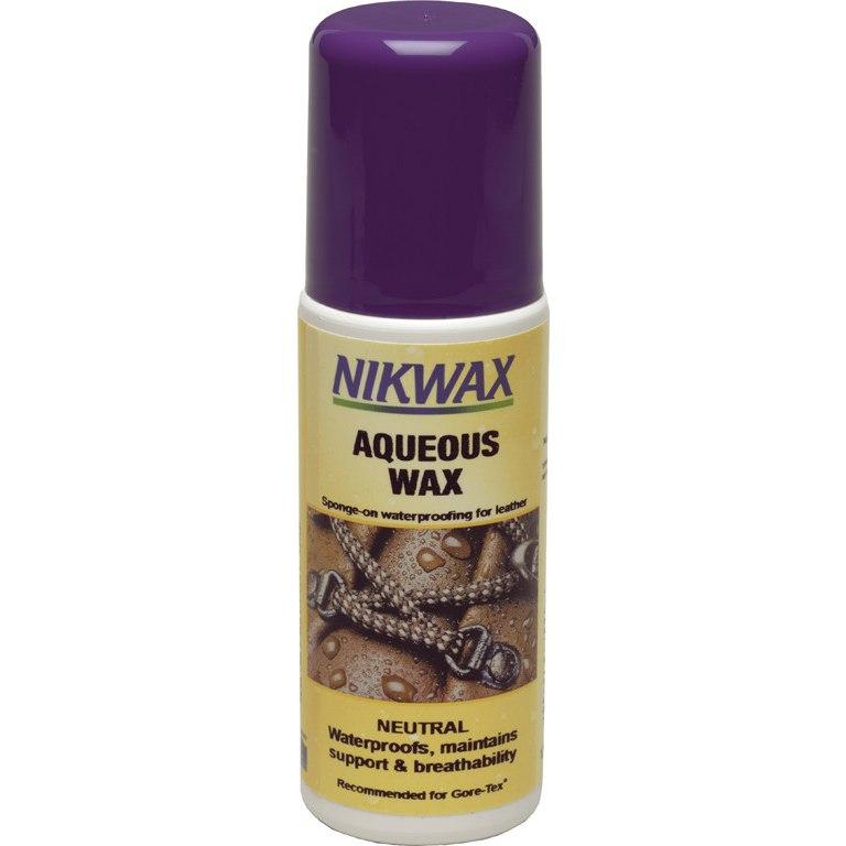 Пропитка для обуви Nikwax Agueous Wax Пропитка для обуви Nikwax Agueous WaxПропитки, стирки<br>Пропитка для обуви Nikwax Aqueous Wax Black для придания водоотталкивающих свойств обуви из гладкой кожи. Повышает водоотталкивающие свойства, не позволяя воде и грязи удерживаться на поверхности кожи.<br> <br> <br><br>Цвет: Бесцветный<br>Размер: 125 мл
