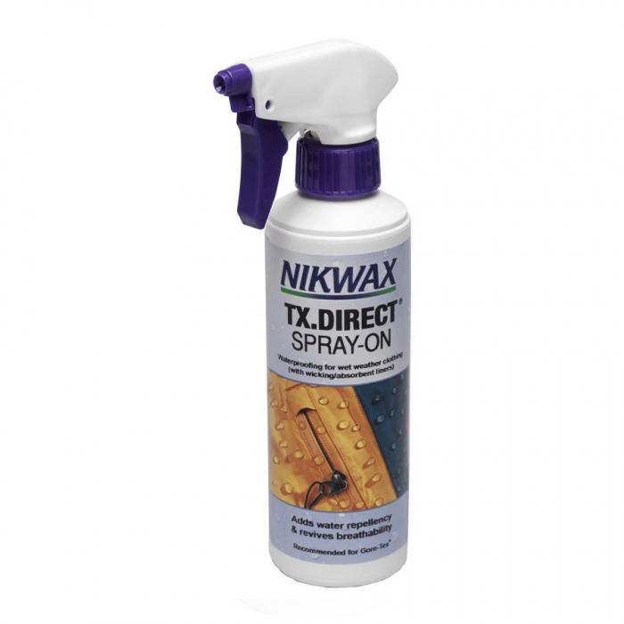 Пропитка для мембранных тканей TX Direct Spray-On Пропитка для мембранных тканей TX Direct Spray-OnПропитки, стирки<br>Для придания водоотталкивающих свойств одежде из Gore-tex®, Sympatex® и дышащих нейлоновых материалов используйте Nikwax® TX.Direct® Wash-in или Nikwax® TX.Direct® Spray-On. Обрабатывайте изделия без впитывающих влагу тонких слоев с помощью Nikwax® TX...<br><br>Цвет: Бесцветный<br>Размер: 150 мл