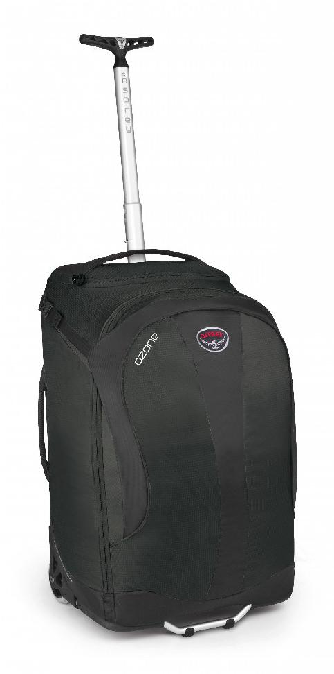 Сумка на колёсах Ozone 46 Сумка на колёсах Ozone 46Сумки<br>Если для вас главными характеристиками являются легкость и вес, обратите внимание на модель Ozone 46. Облегченная конструкция, удобные колесики и эргономичная выдвижная T-образная ручка ErgoGrip™ обеспечат комфорт в самых неудобных для передвижения мес...<br><br>Цвет: Черный<br>Размер: 46 л