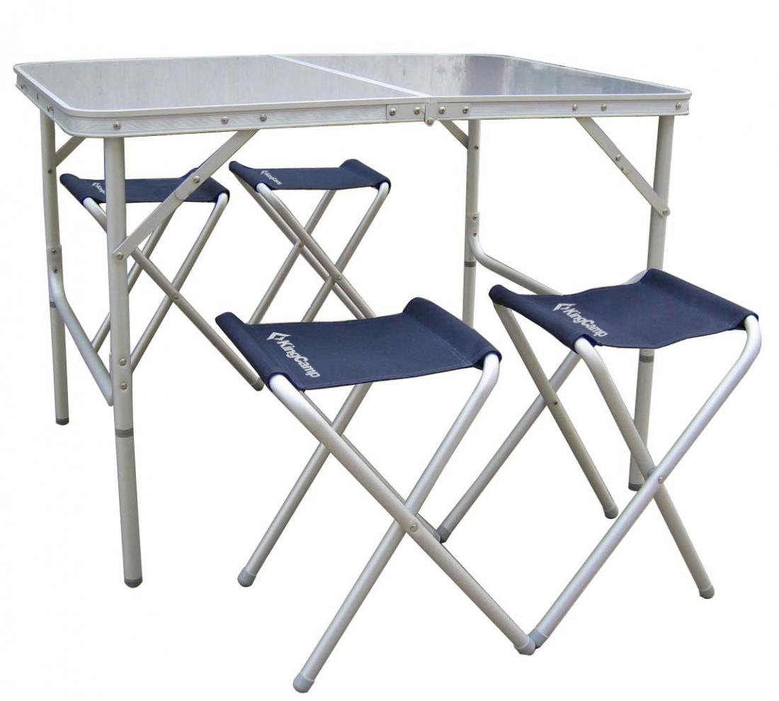 Комплект 3850 Table/Chair Set Комплект 3850 Table/Chair SetКемпинговая мебель<br><br> ОБЛАСТЬ ПРИМЕНЕНИЯ: <br> <br><br><br> Трекинг <br> <br> Активный отдых <br> <br><br><br> <br><br><br> БРЕНД: <br> <br><br><br> Бренд «KingCamp» был основан в 1992 году в Китае. В настоящее время, по...<br><br>Цвет: Серый<br>Размер: None