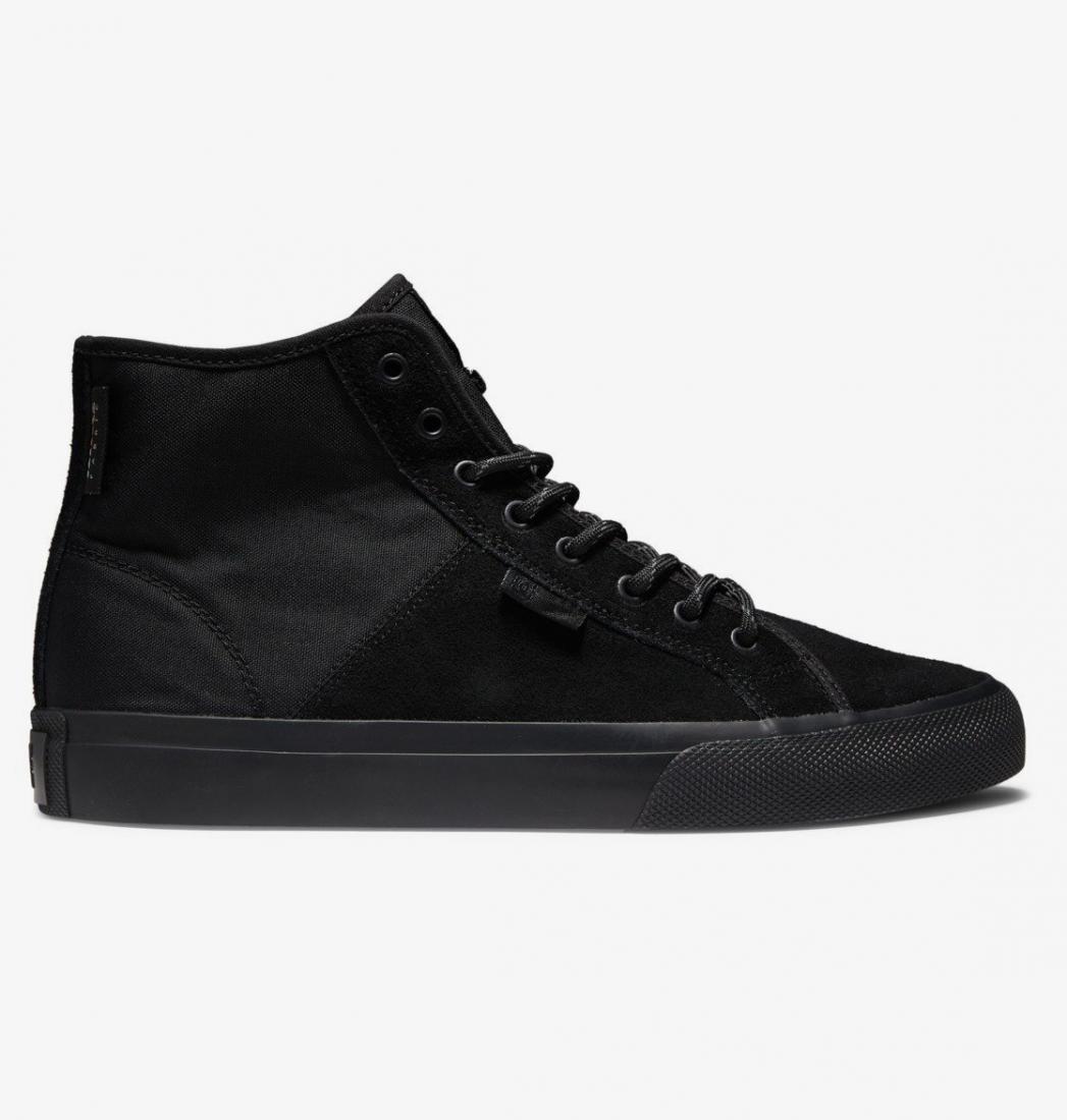 фото Высокие водоотталкивающие замшевые кеды dc shoes manual