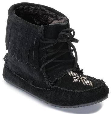 фото Мокасины Harvester Suede Moccasin Lined женск Manitobah