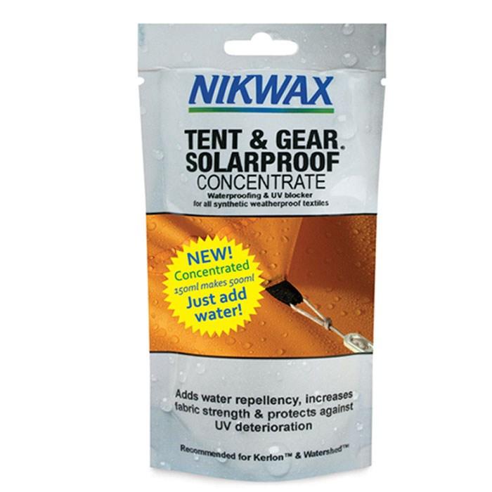 Пропитка Tent@Gear Solarproof Concentrate Пропитка Tent@Gear Solarproof ConcentrateПропитки, стирки<br>Концентрированное средство Tent and Gear SolarProof – пропитка для придания водоотталкивающих свойств и защиты от ультрафиолета для палаток, рюкзаков, корзин, сумок для видеокамеры и чехлов для фотоаппарата. Однократное применение средства может вдвойн...<br><br>Цвет: Бесцветный<br>Размер: 150 мл