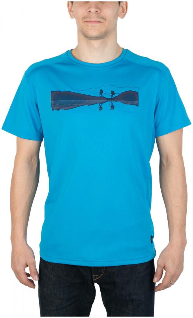 Футболка Breeze T Мужская Футболка Breeze T МужскаяФутболки, поло<br><br> Мужская футболка «свободного» кроя с оригинальным аутдор принтом<br><br><br> Основные характеристики:<br><br><br>материал с высокими пок...<br><br>Цвет: Голубой<br>Размер: 52