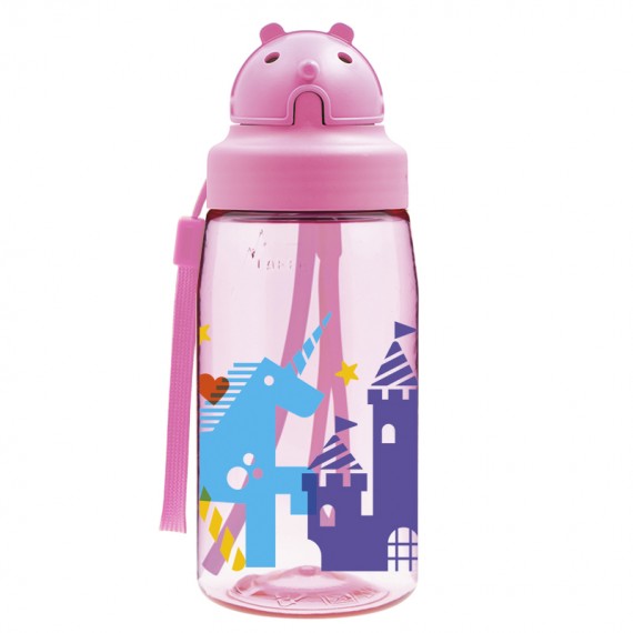 фото Фляга прозрачная детская tritan oby cap 0,45 l laken