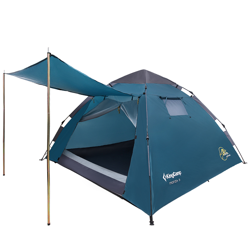 фото 3094 monza 3 палатка - автомат (3, голубой) king camp