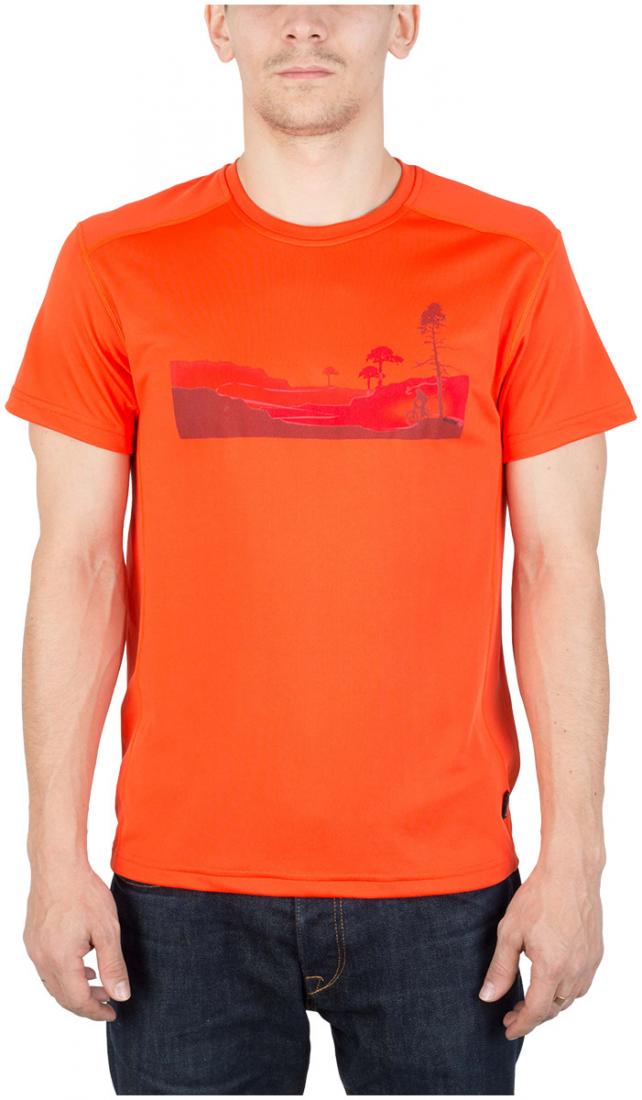 Футболка Ride T Мужская Футболка Ride T МужскаяФутболки, поло<br><br> Легкая и функциональная футболка свободного кроя из материала с высокими влагоотводящими показателями. Может использоваться в качестве базового слоя в холодную погоду или верхнего слоя во время активных занятий спортом.<br><br> Основные характерист...<br><br>Цвет: Оранжевый<br>Размер: 56