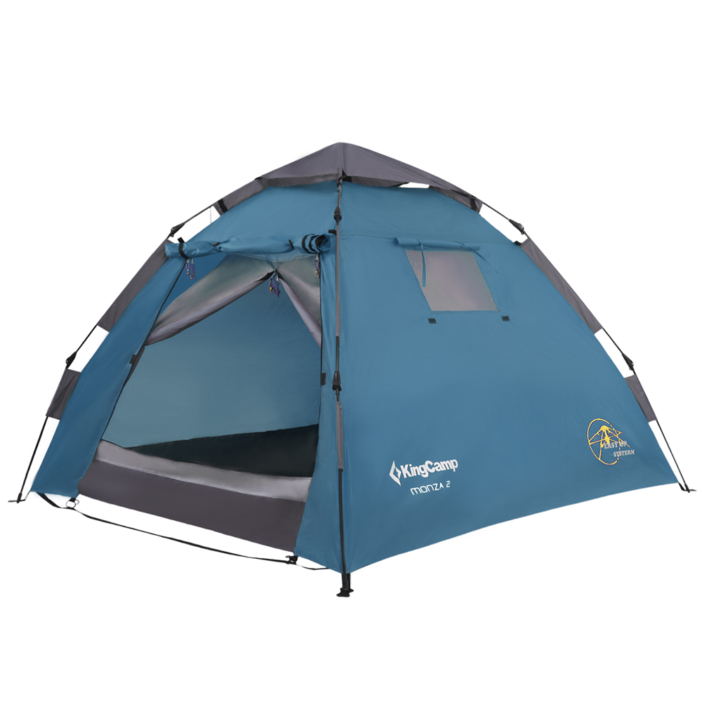 фото 3093 monza 2 палатка - автомат (2, голубой) king camp