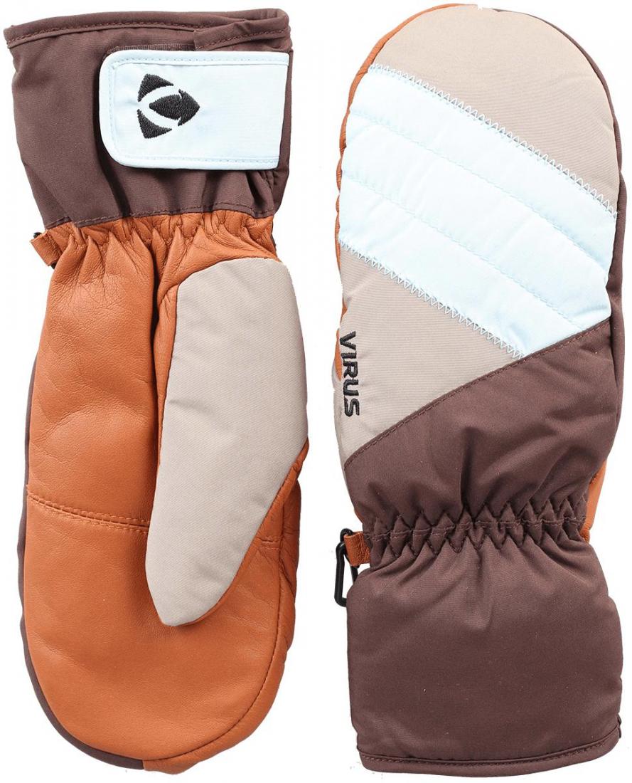 Рукавицы Fluff W женские Рукавицы Fluff W женскиеВарежки<br>Женские рукавицы для комфортного пребывания в холодной среде. Утеплитель HyperLoft надежно сохраняет тепло внутри. Регулировка запястья допол...<br><br>Цвет: Коричневый<br>Размер: L