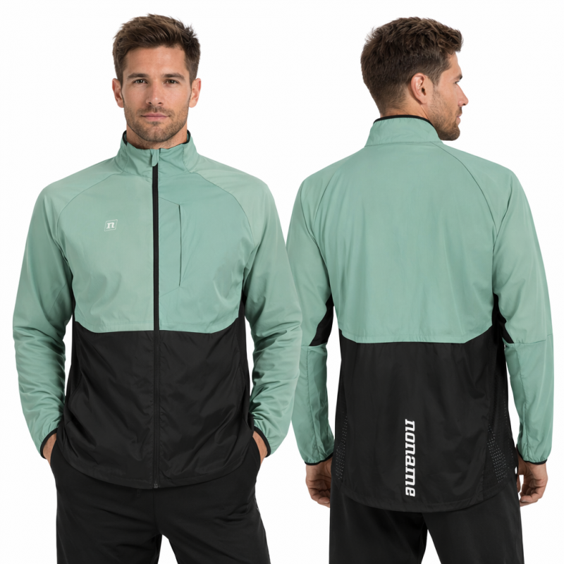 *Куртка NONAME WINDY JACKET 26 MEN LIGHT GREEN/BLACK