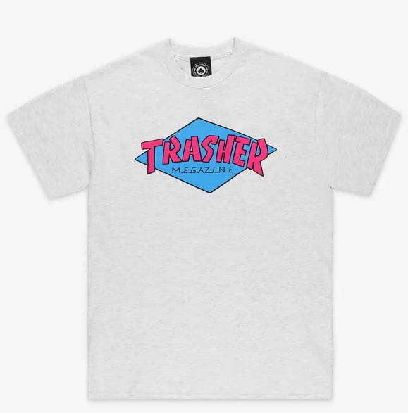 Футболка TRASHER S/S THRASHER, цвет светло-серый, размер S-M Футболка TRASHER S/S - фото 1