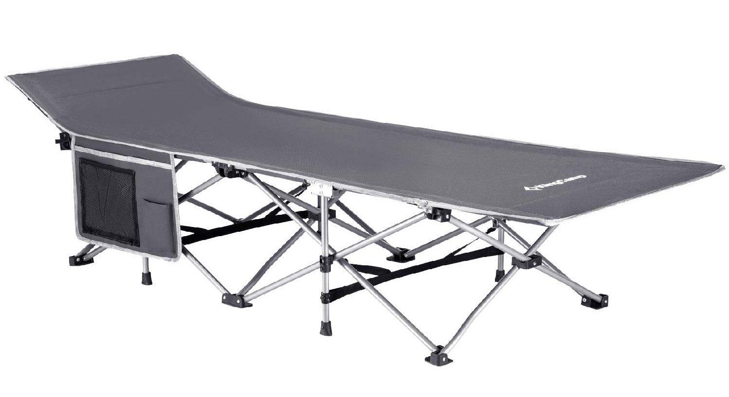 фото 8005 folding bed кровать скл.сталь 190х68х48) king camp