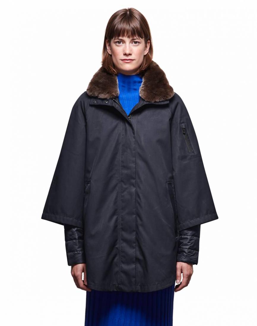 

Куртка утепленная с мехом женская Nuage, Черный, Куртка утепленная с мехом женская Nuage