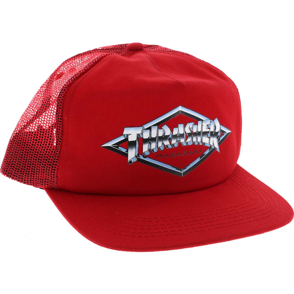 

Кепка Diamond Emblem Trucker Hat, Красный, Кепка Diamond Emblem Trucker Hat