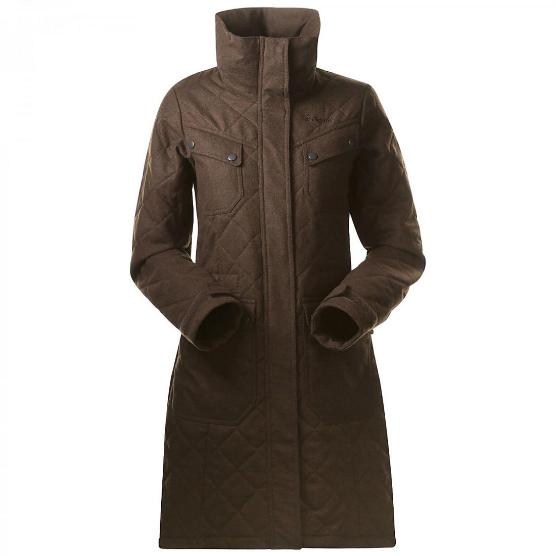 *Пальто Roros Ins Lady Coat жен Bergans цвет коричневый 1