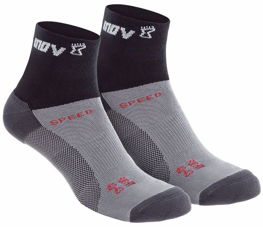 Носки Speed Sock Mid Inov-8, цвет черный 1, размер L - фото 1
