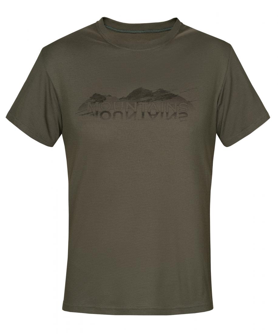 

Футболка Mountains Мужская, Хаки, Футболка Mountains Мужская
