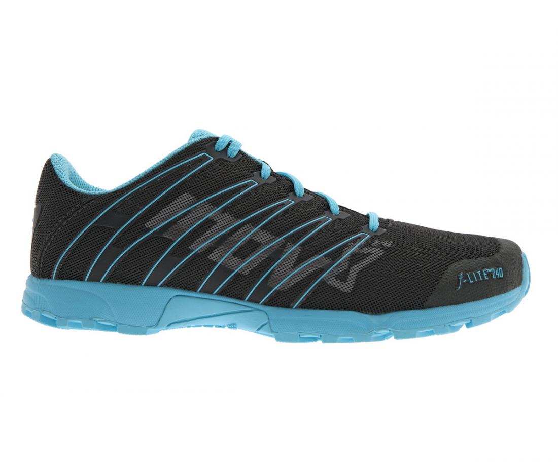 

Кроссовки INOV8 мужские F-lite 240, Кроссовки F-lite 240 (, Raven/Blue, Светло-синий