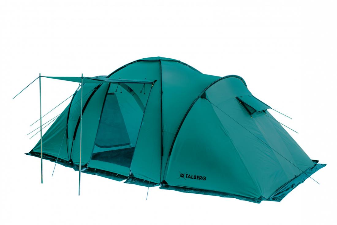 *Палатка BASE 4 Talberg, цвет зеленый