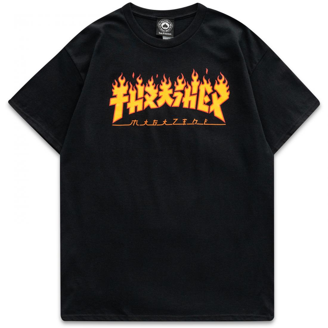 Футболка Thrasher Godzilla Flame THRASHER, цвет черный 1, размер XL - фото 1