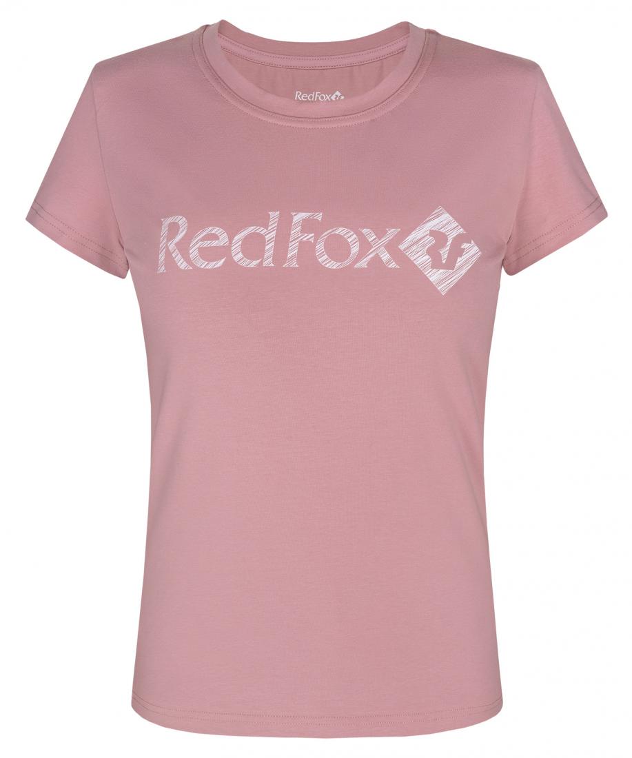 Футболка Red Fox Logo Женская Red Fox, цвет розовый, размер 48 - фото 1