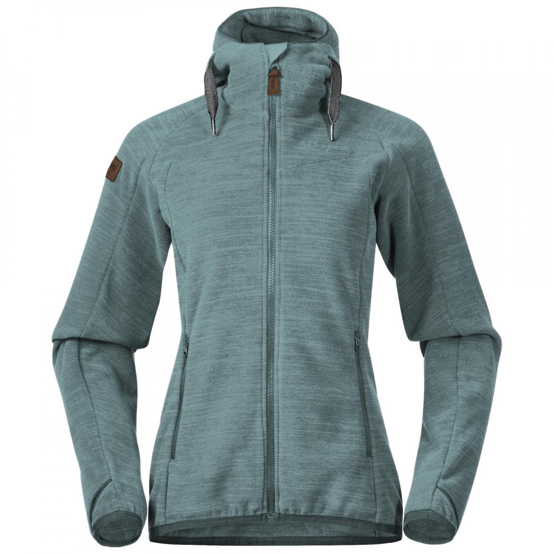 фото *куртка hareid fleece jkt nohood флисовая женская bergans