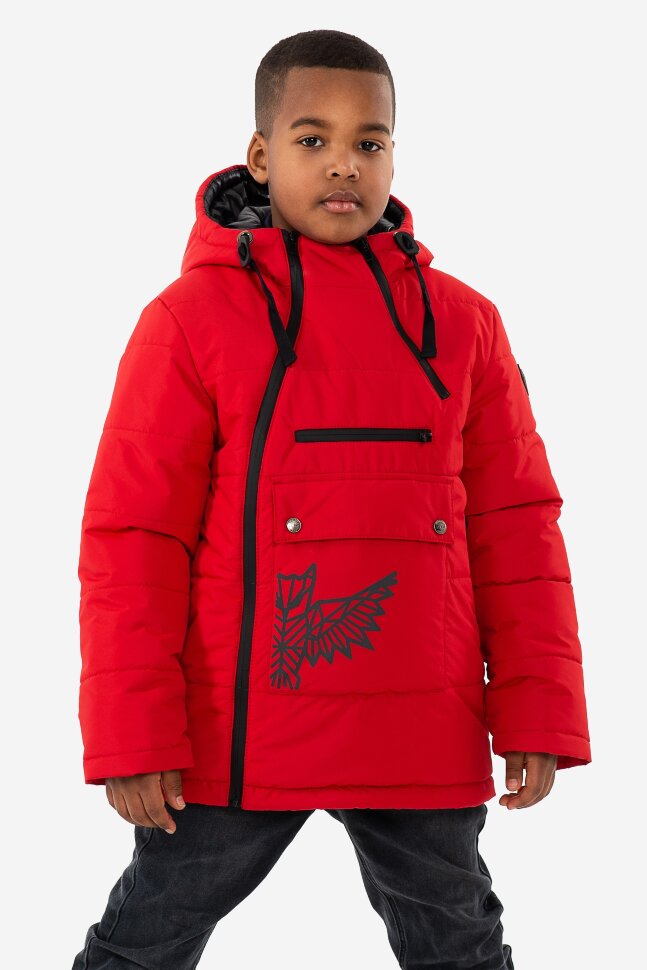 *Куртка мал арт. 13529 Talvi, цвет красный, размер 152/76