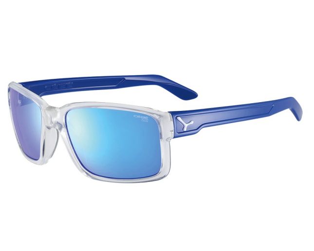 фото *Очки DUDE SHINY TRANSLUCENT CLEAR BLUE 1500 Grey PC AR Blue Flash Mirror Cat.3 Cebe