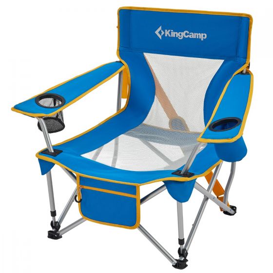 *Кресло скл. сталь. 2135 Larch Beech Chair King Camp, цвет синий