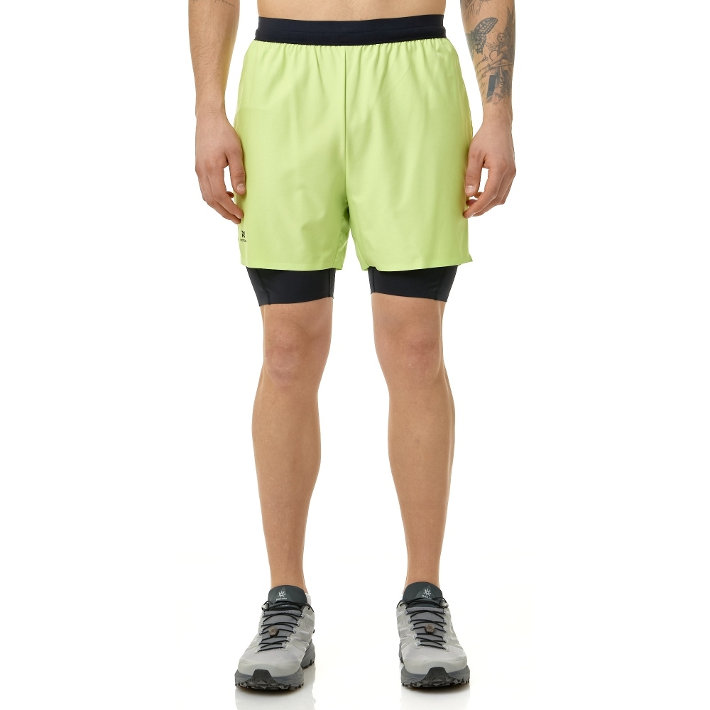 Шорты 2 в 1 Nordski Road Lime/Black