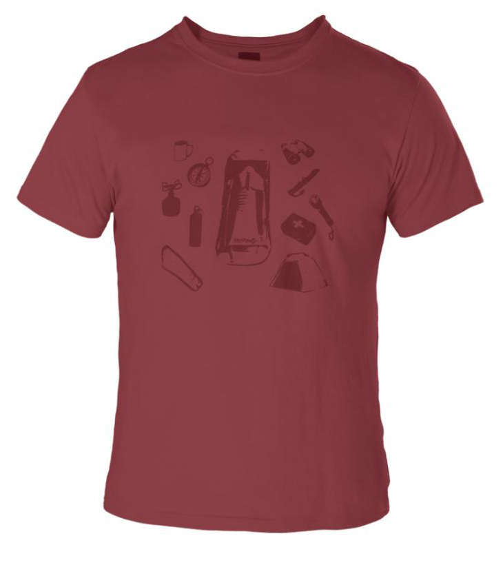 

Футболка Discovery Мужская, Бордовый, Футболка Discovery Мужская