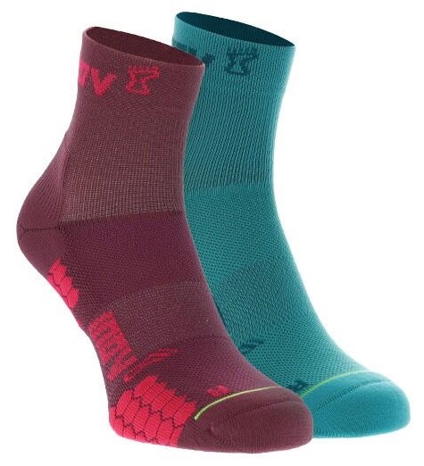 Носки TrailFly Sock Mid (W) Inov-8, цвет красный, размер L