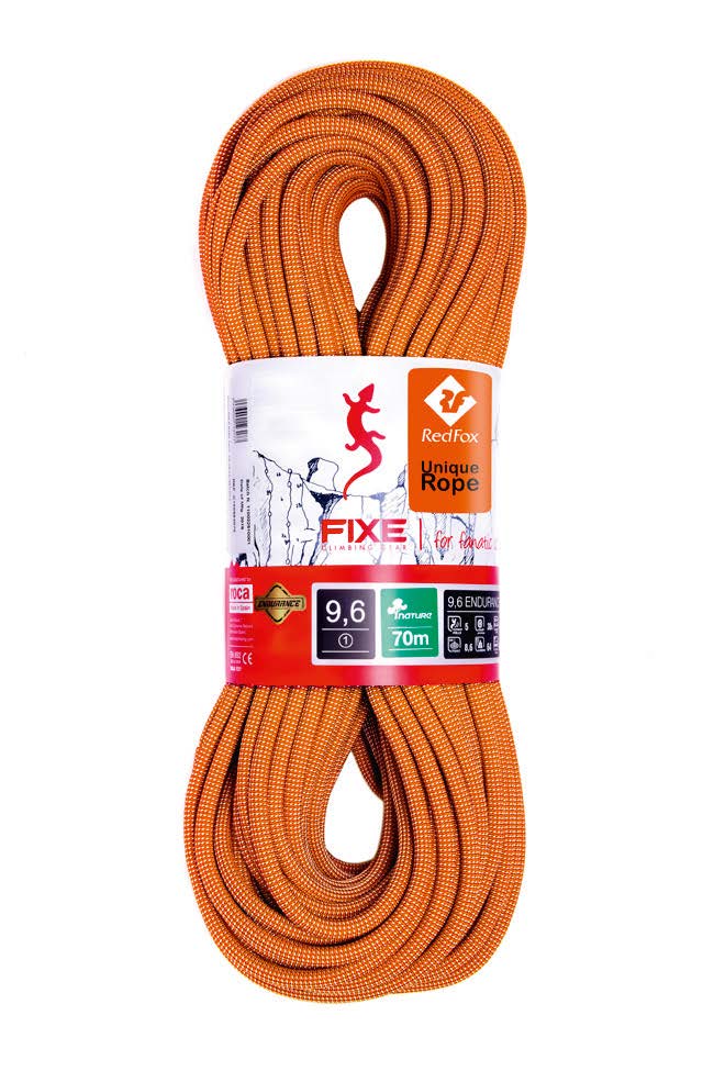 Веревка RF Dynamic (Siurana by Roca) 9.6 Бобина 40 м Red Fox, цвет оранжевый, размер 9.6