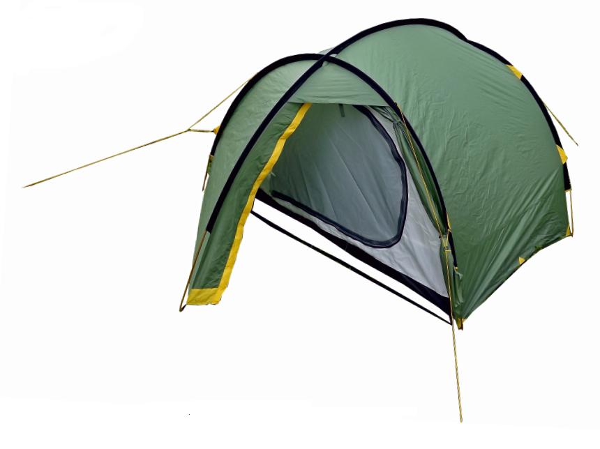 фото Marel 2 палатка talberg (зеленый/желтый)