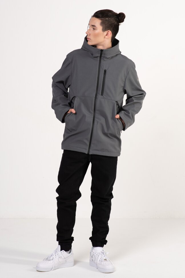 Куртка SoftShell детская Talvi, цвет серый, размер 152/76