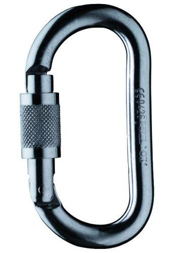 Карабин OK SCREW LOCK с/муф Petzl, цвет серый