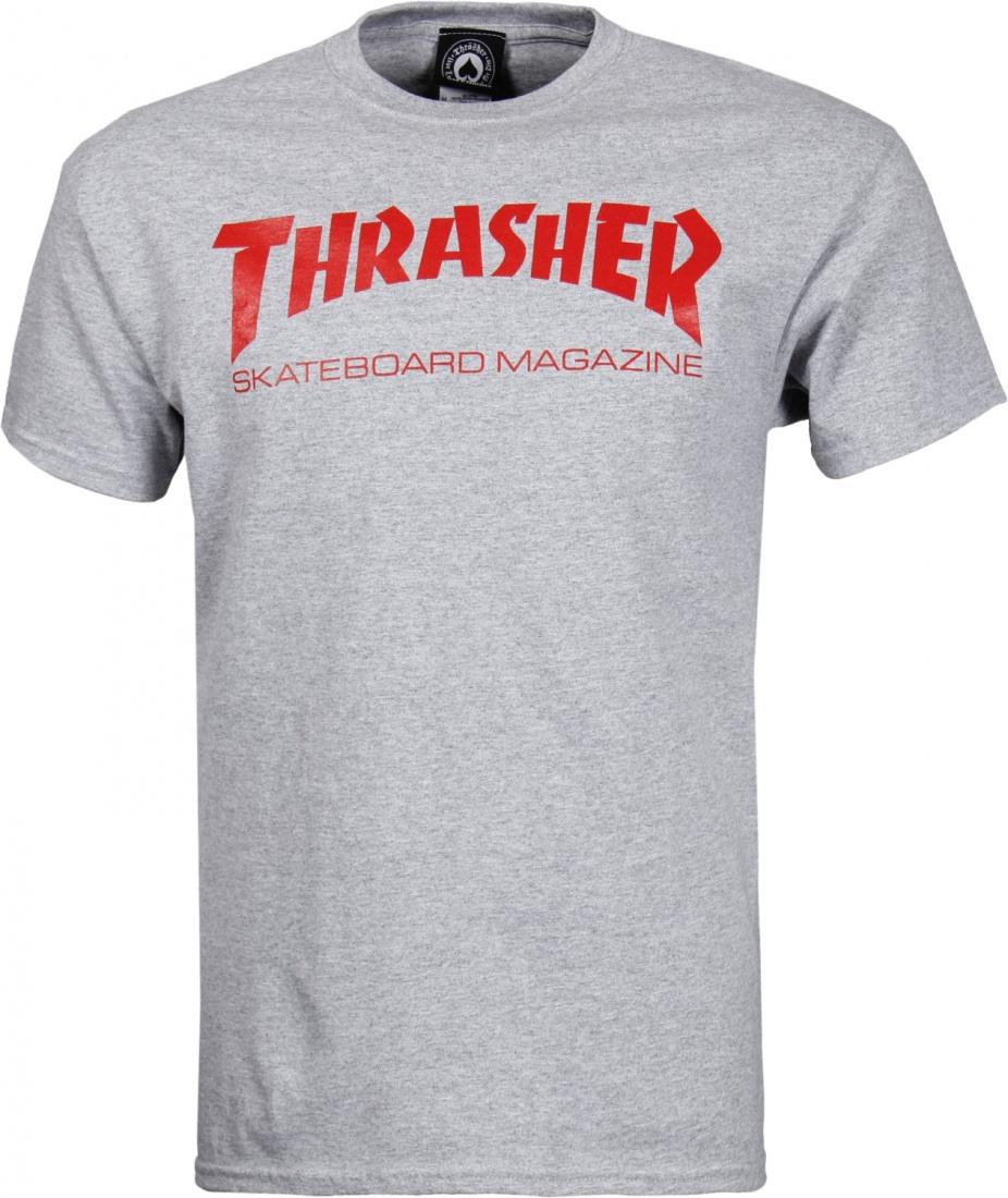 Футболка SKATE MAG THRASHER светло-серый  