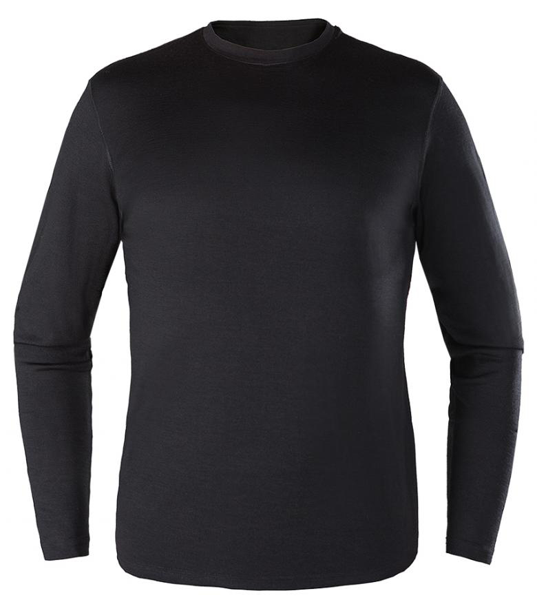 

Термобелье футболка с длинным рукавом Merino Daily Мужской, Черный 1, Термобелье футболка с длинным рукавом Merino Daily Мужской