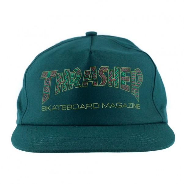 

Бейсболка Thrasher Davis Snapback, Зеленый, Бейсболка Thrasher Davis Snapback