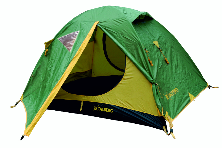 фото Sliper 2 палатка talberg 2018 (зелёный/желтый)