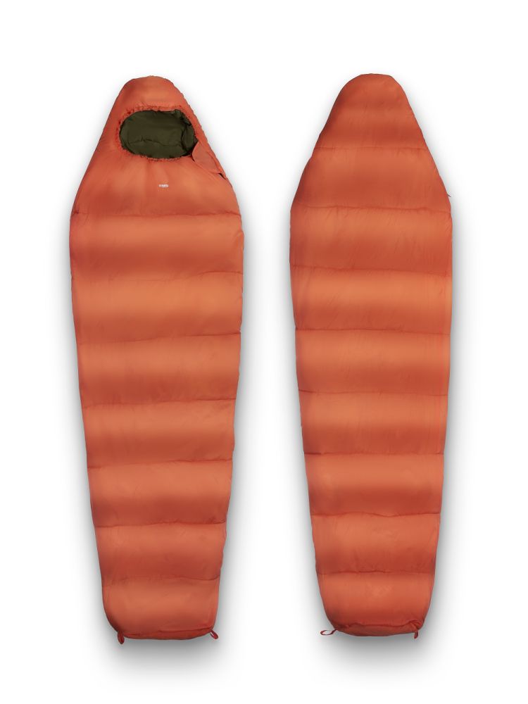 Спальный мешок туристический, 350 г/м2, -6 С, A1N GNU, цвет оранжевый