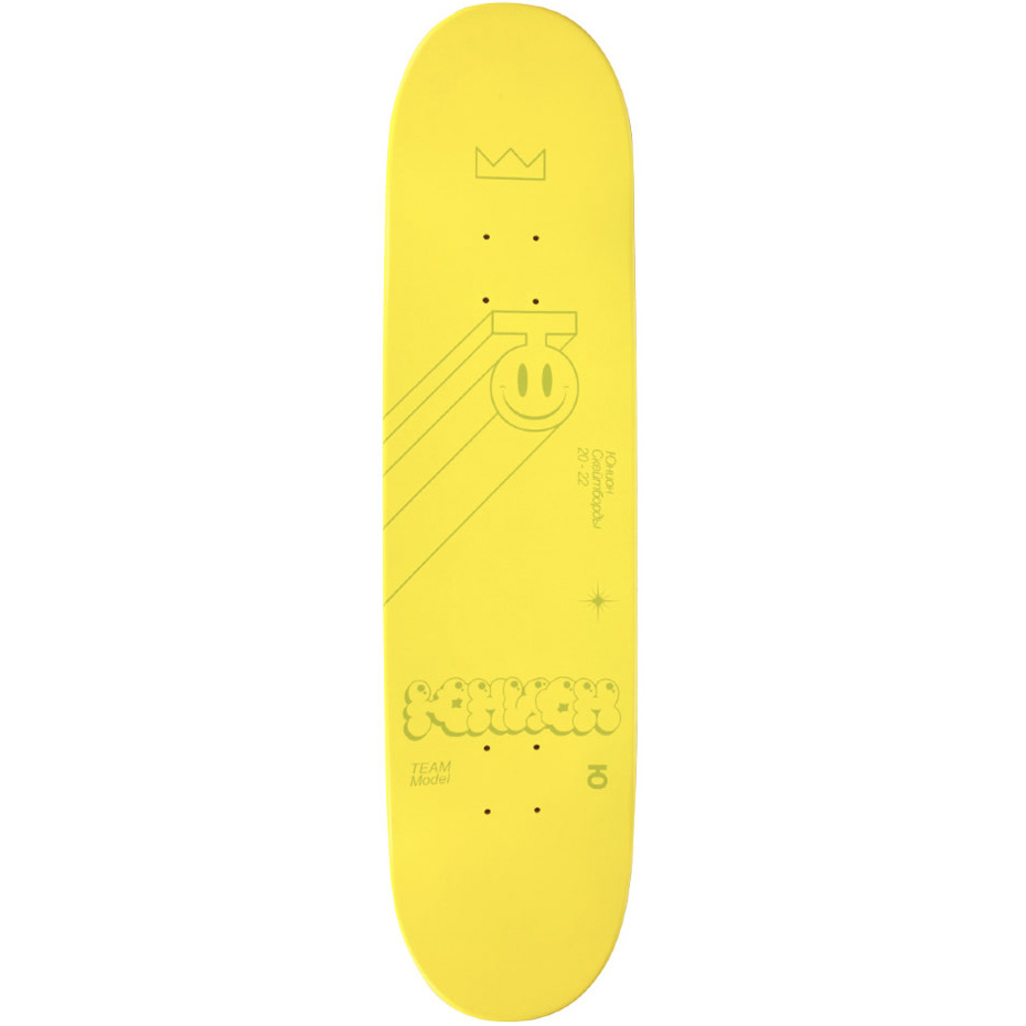 Дека скейтборд Юнион Neon Team Юнион, цвет желтый, размер 8