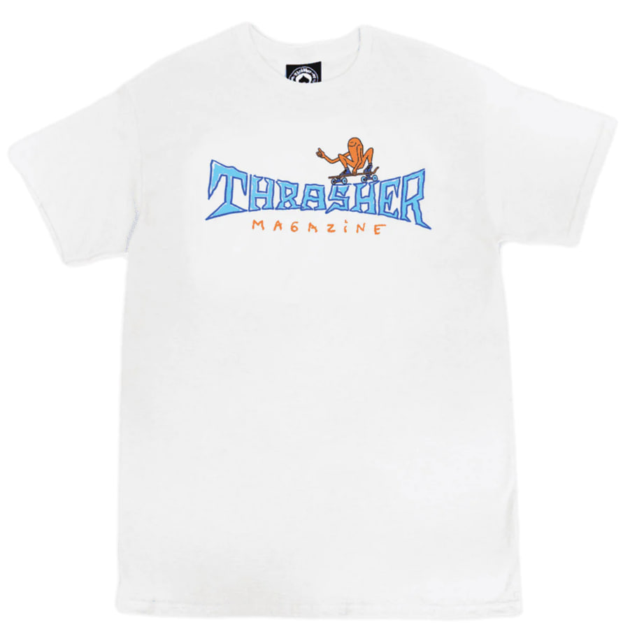 Футболка GONZ THUMBS UP S/S THRASHER, цвет белый, размер XL Футболка GONZ THUMBS UP S/S - фото 1