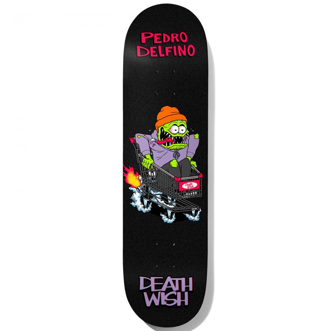 Дека PEDRO CREEPS DECK Deathwish, цвет черный 1, размер 8.25