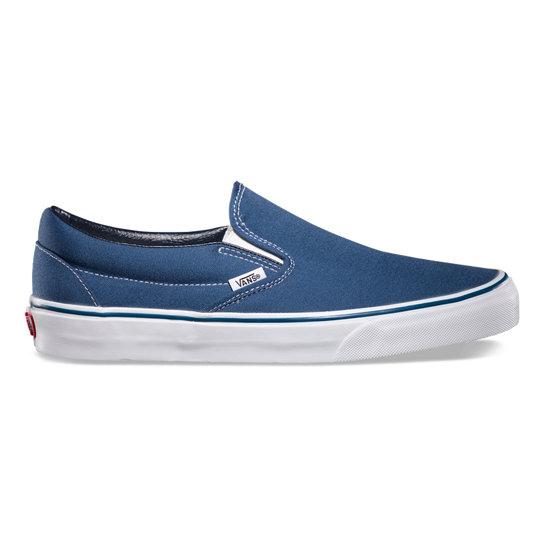 Полуботинки Classic Slip-On Vans, цвет синий, размер 8