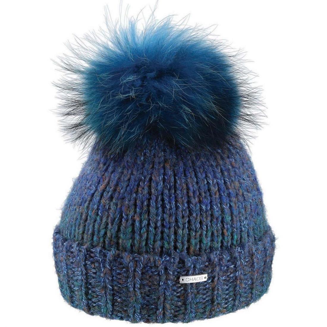 

Шапка Denver Pom Beanie женская, Синий, Шапка Denver Pom Beanie женская