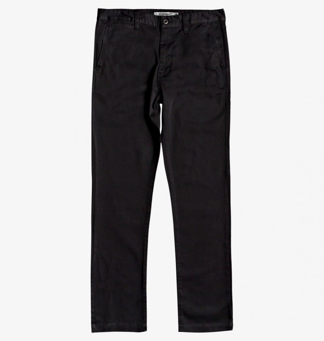 Мужские брюки-чинос DC Worker DC shoes, цвет черный, размер 33-34 - фото 1